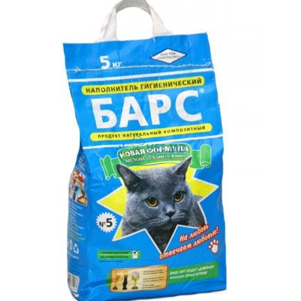 Așternut igienic pentru pisici Bars Econom 1-3mm, 5kg